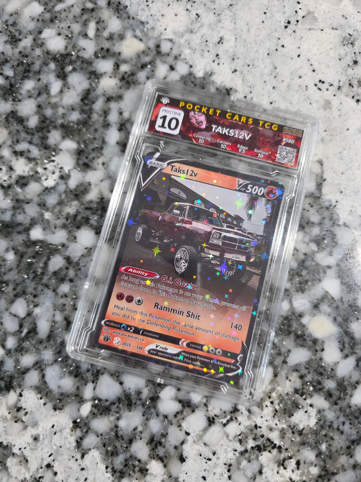 Taks12v Starfoil Exclusive 10 Custom Card