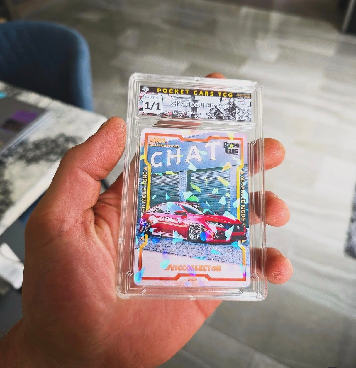 Civiccollector Cracked Ice Exclusive 1/1 Custom Card