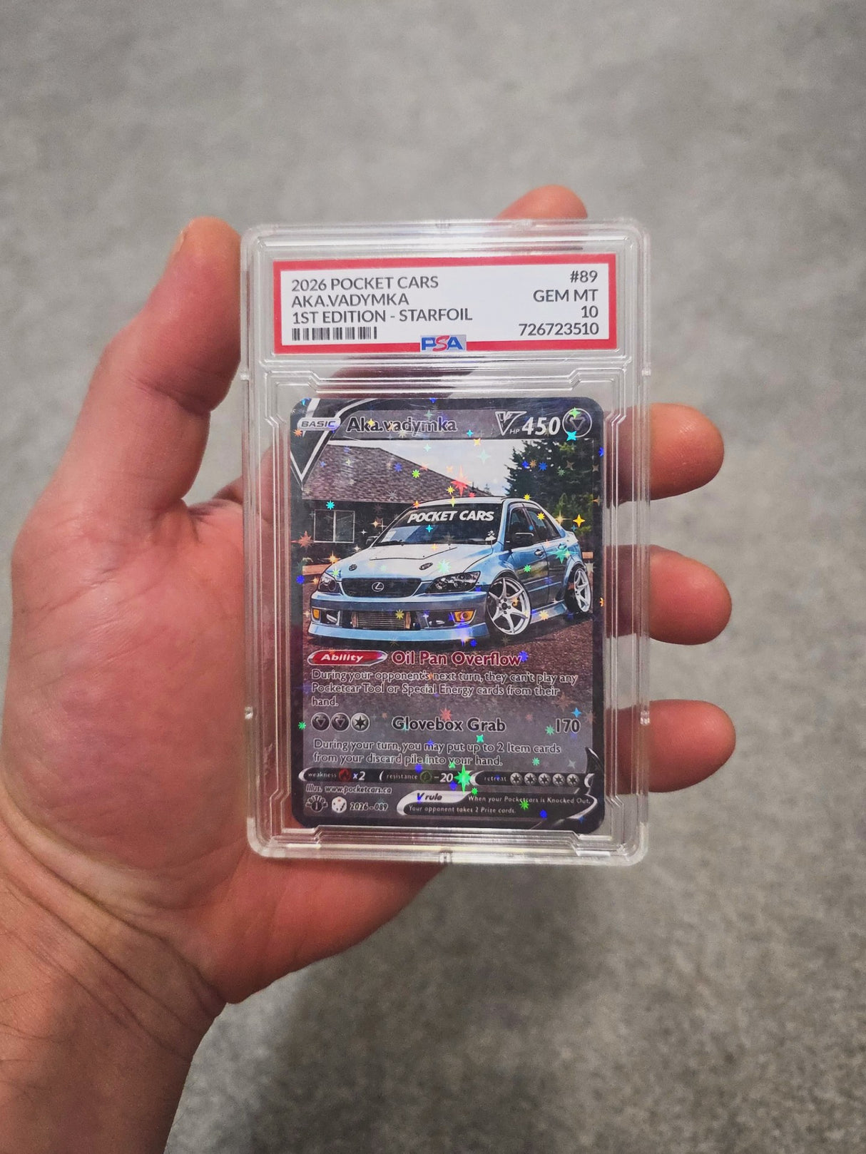 Aka.vadymka Starfoil Exclusive Custom Card