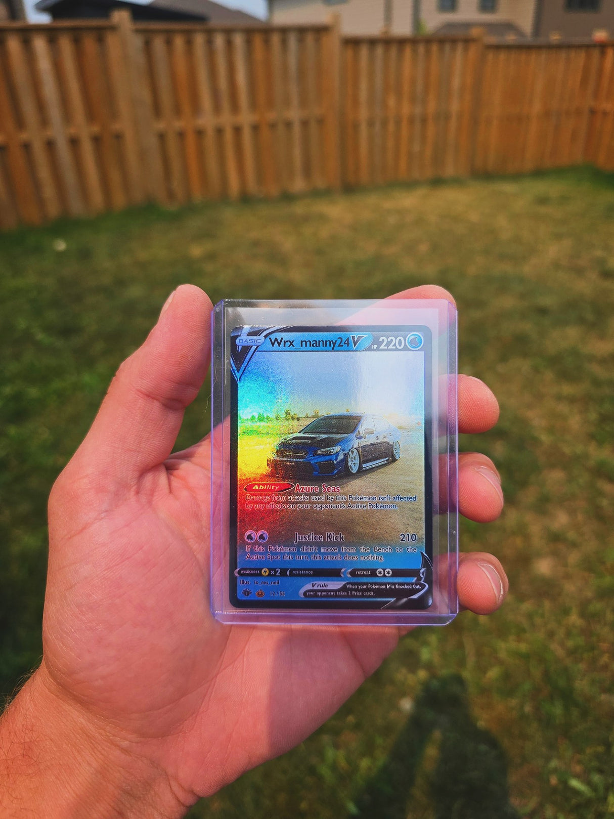 Wrx_manny24 Holofoil Exclusive Custom Card