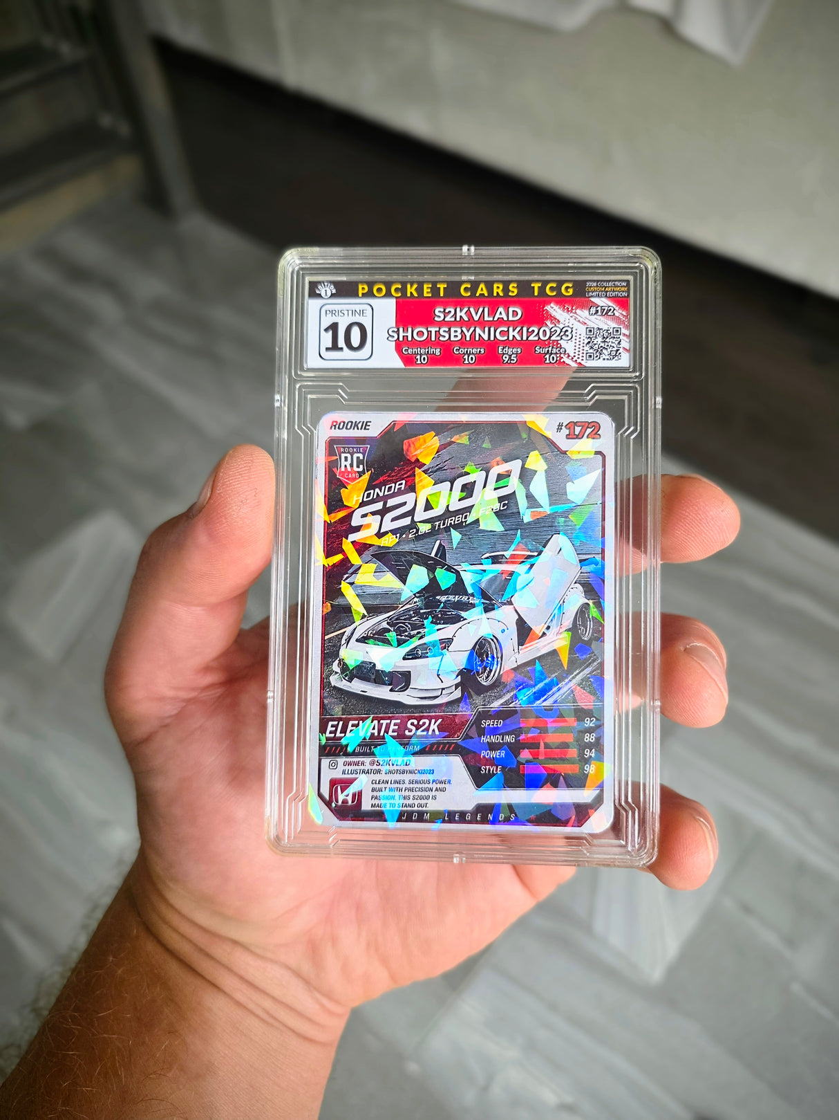 S2kvlad Cracked Ice Exclusive 10 Rookie Card