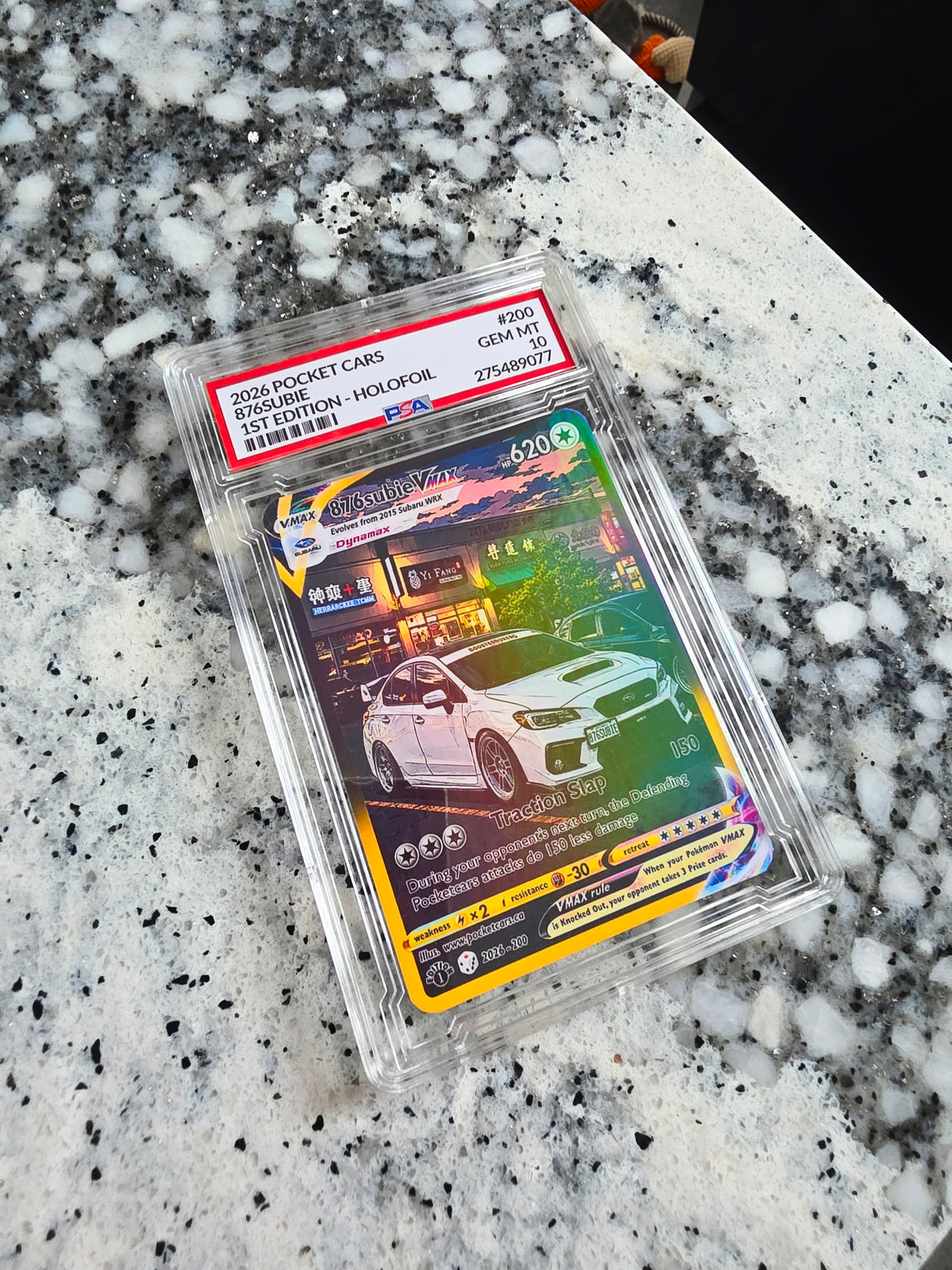 876subie Holofoil Exclusive PSA 10 Custom Card