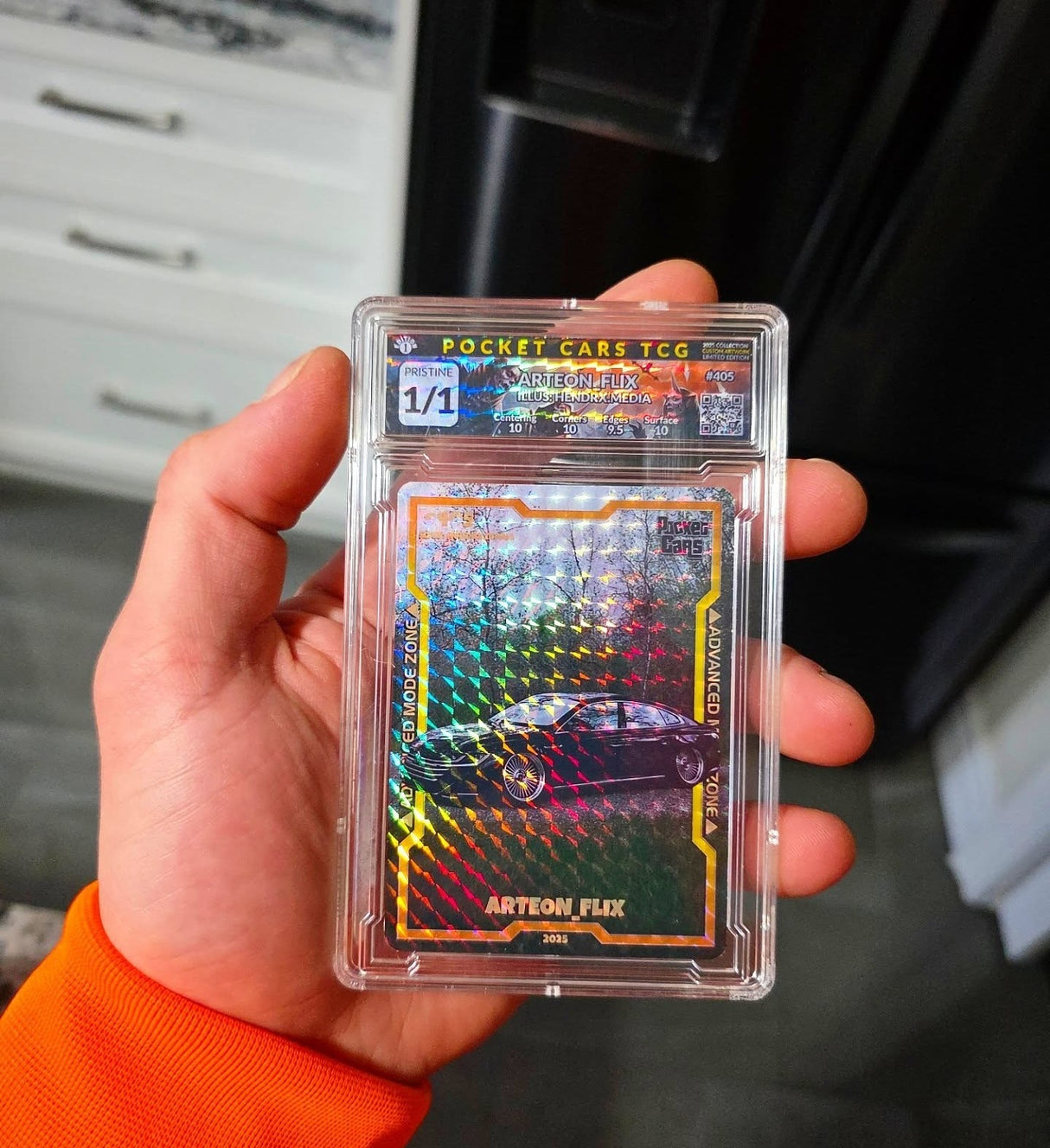 Arteon_flix Lazer Prizm Exclusive 1/1 Custom Card