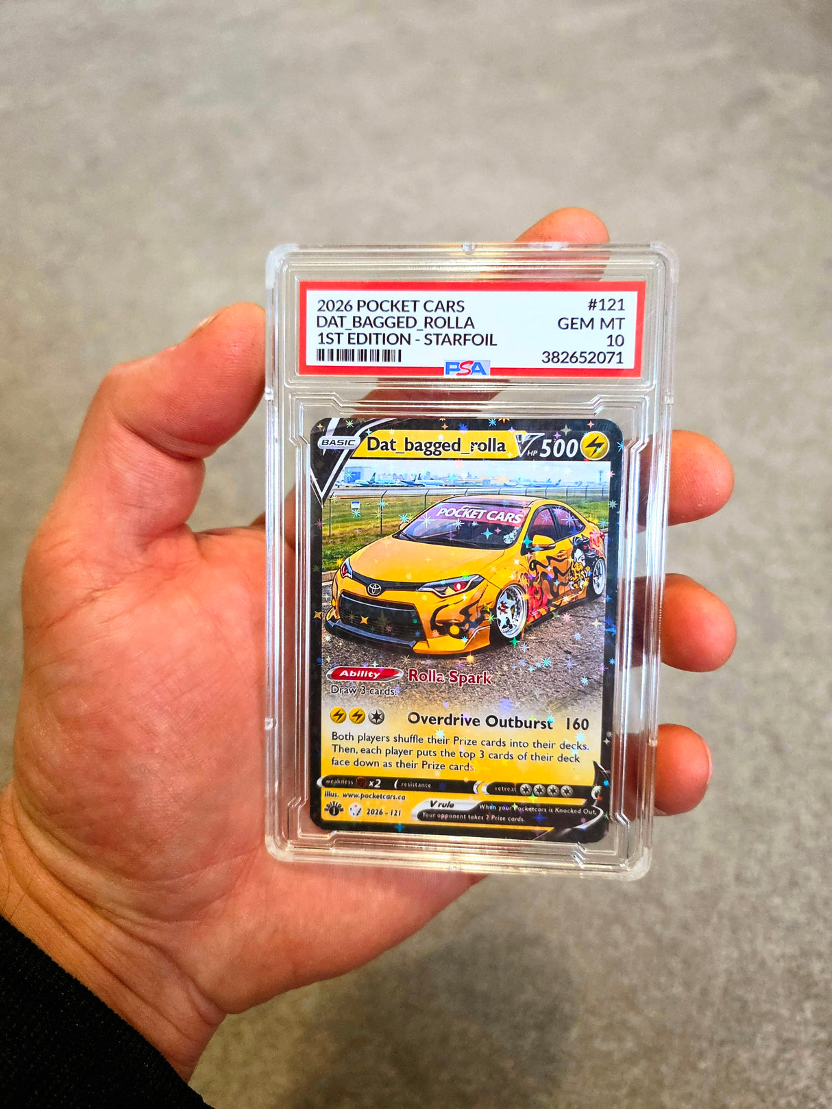 Dat_bagged_rolla Starfoil Exclusive 10 Custom Card